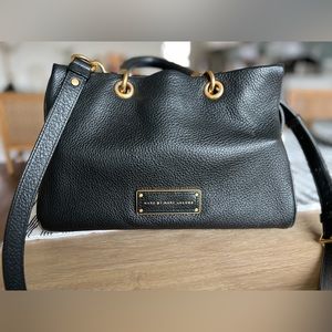 Marc Jacob Black Pebbled Satchel